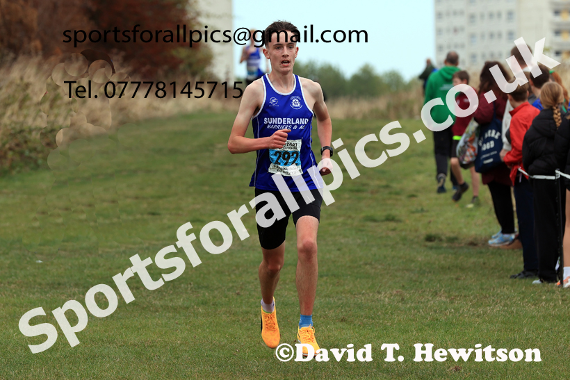 Mens and Womens under-17s, 2025 Farringdon Cross Country Relays, Sunderland. Photo: David T. Hewitson/Sports for All Pics